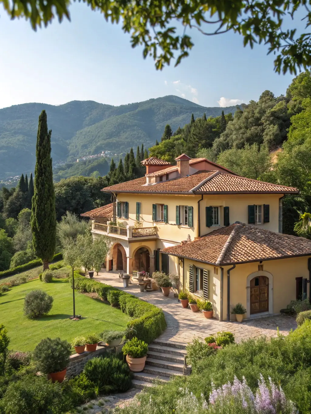 A charming villa surrounded by lush tropical gardens, featuring a private courtyard and a traditional Caribbean design.